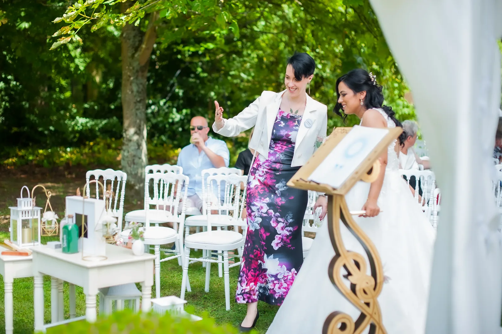 Cérémonie de mariage mêlant traditions juive et catholique, officiée par All in Wedding